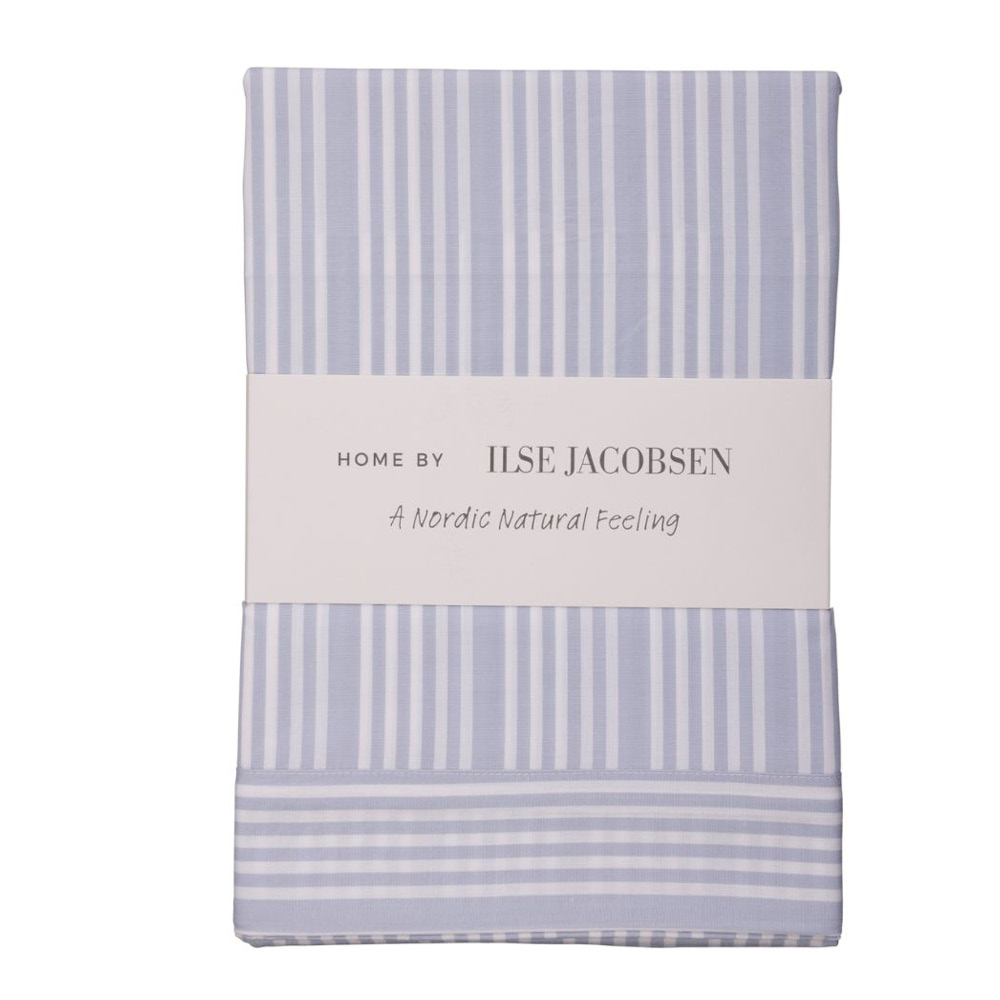 Home by Ilse Jacobsen - Bedding Collection Tyynyliina 50x70 cm 2 kpl Powder Blue Stripes