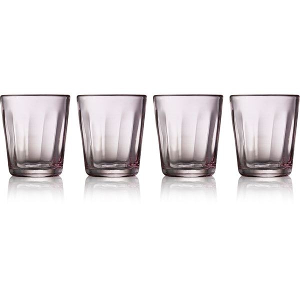 Verona caféglas 33 cl 4 -Pack Pink