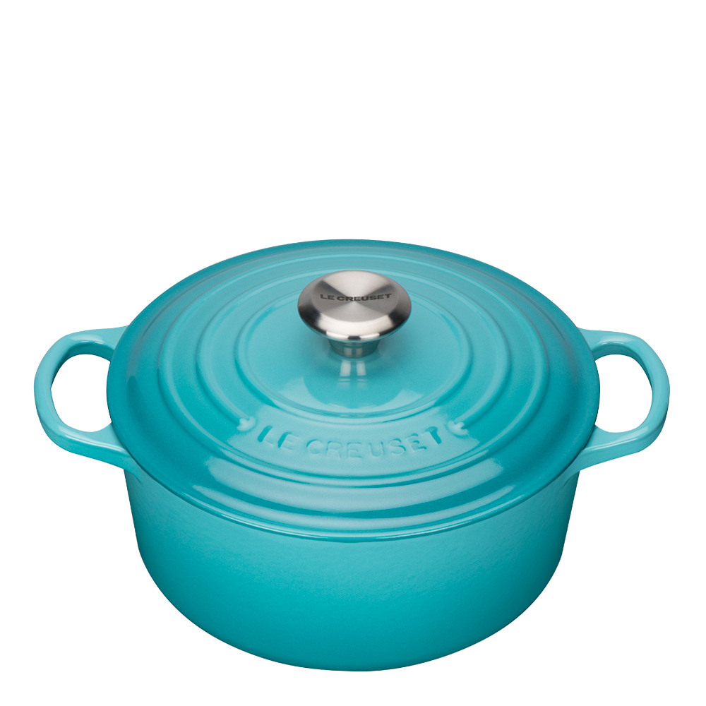 Le Creuset – Signature Gjutjärnsgryta rund 24 cm 4,2 L Caribbean