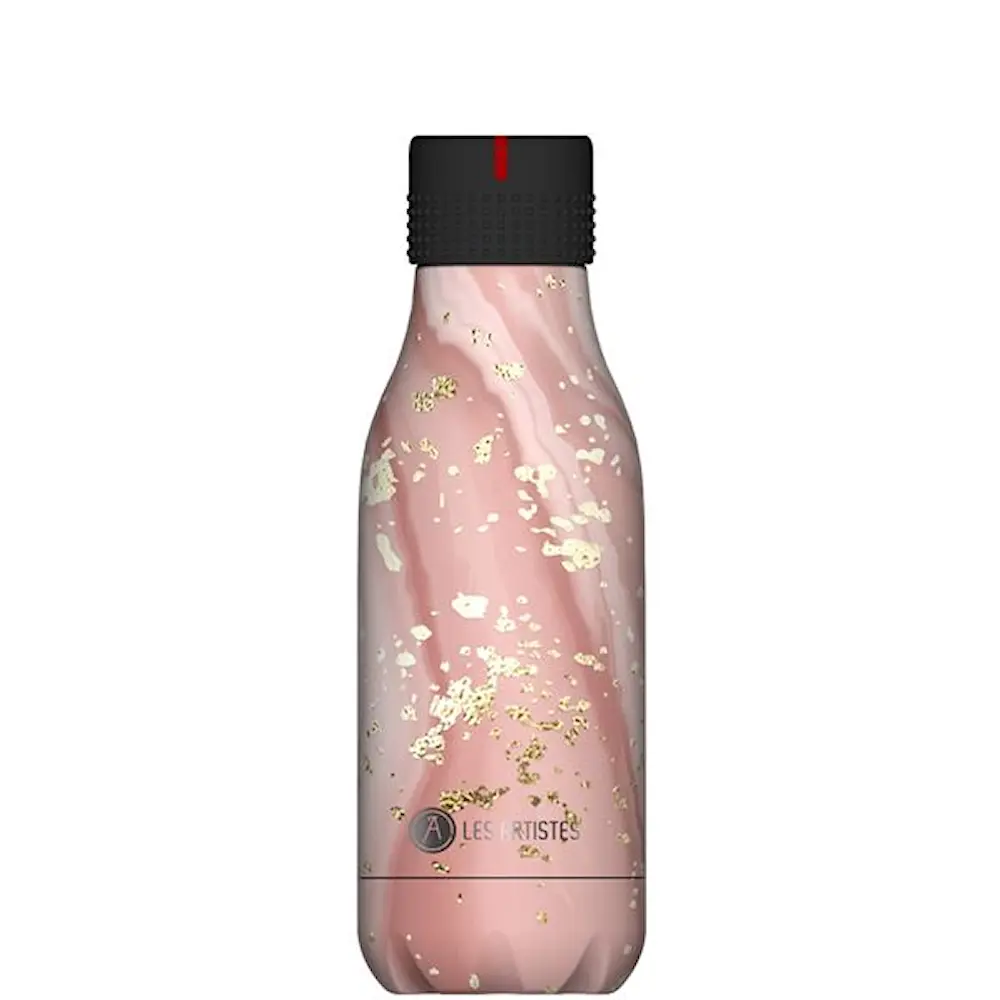 Bottle Up Design termoflaske 0,28L rosa marmor