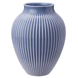 Knabstrup Keramik Ripple Vas 20 cm Lavendel