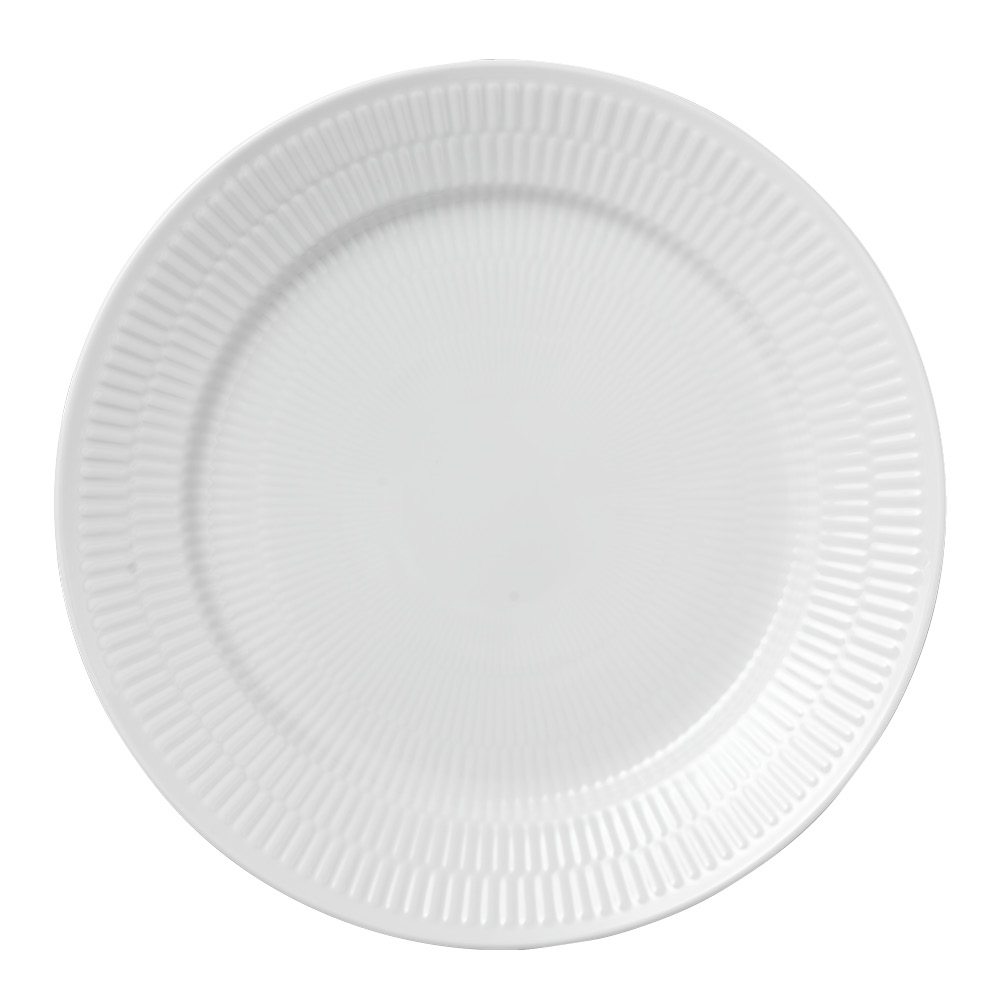 Läs mer om Royal Copenhagen - White Fluted Tallrik djup 25 cm