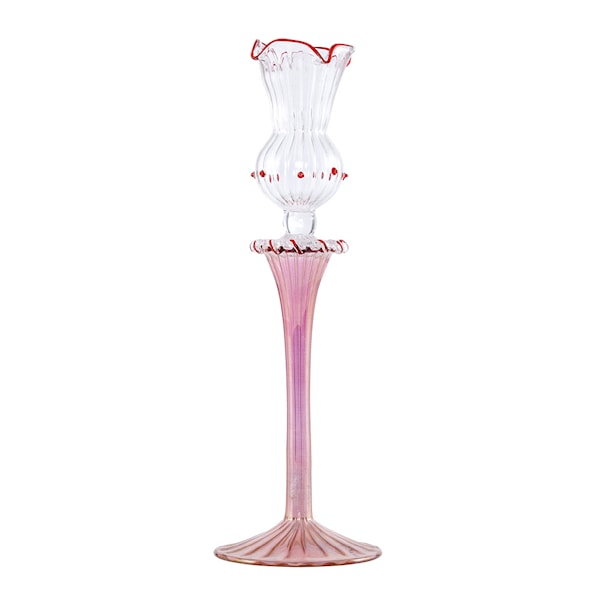 Ballerina ljusstake 26 cm röd