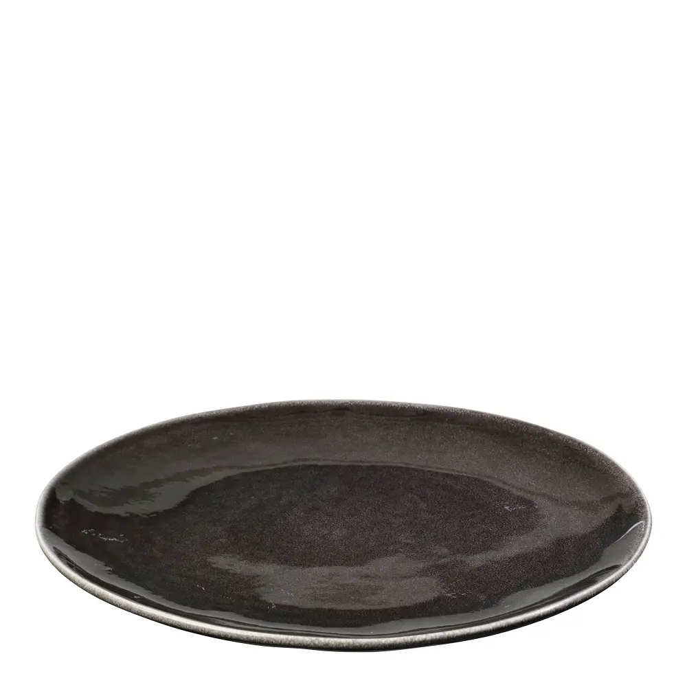 Nordic Coal tallerken flat 26 cm svart