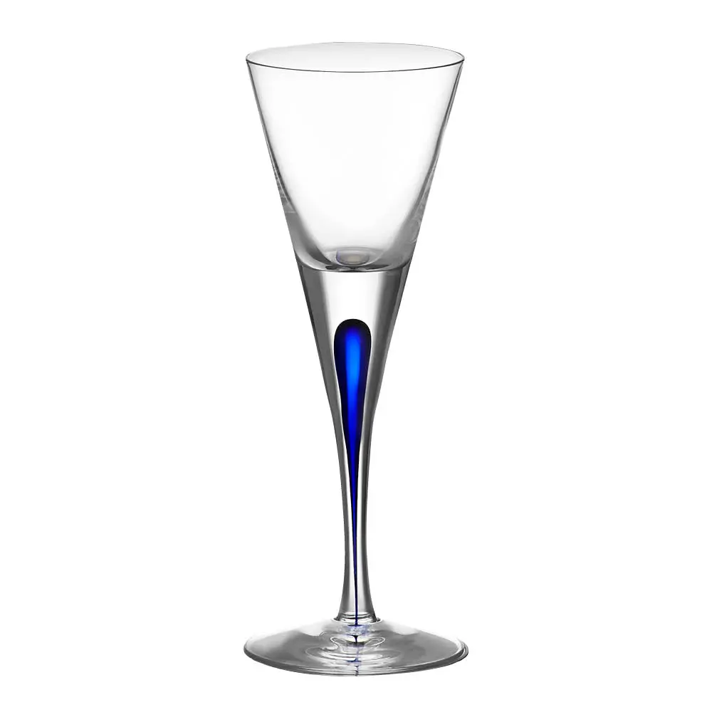 Intermezzo snapsglass 6 cl blå