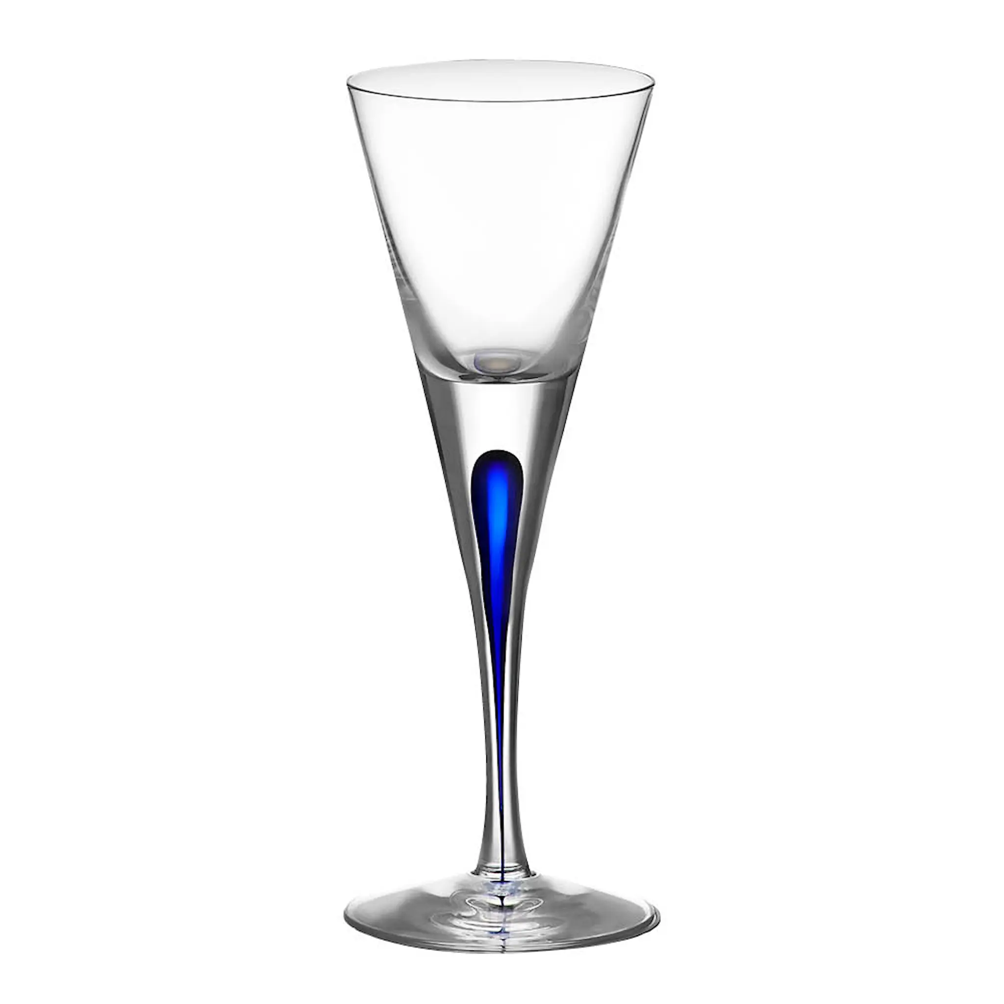 Orrefors Intermezzo snapsglass 6 cl blå