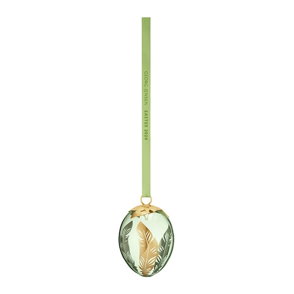 Påsk 2024 Ornament Ägg 5,7 cm Guld/Grön