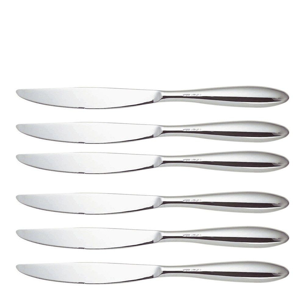 Alessi – Mami dessertkniv 20 cm 6-pack rostfritt stål