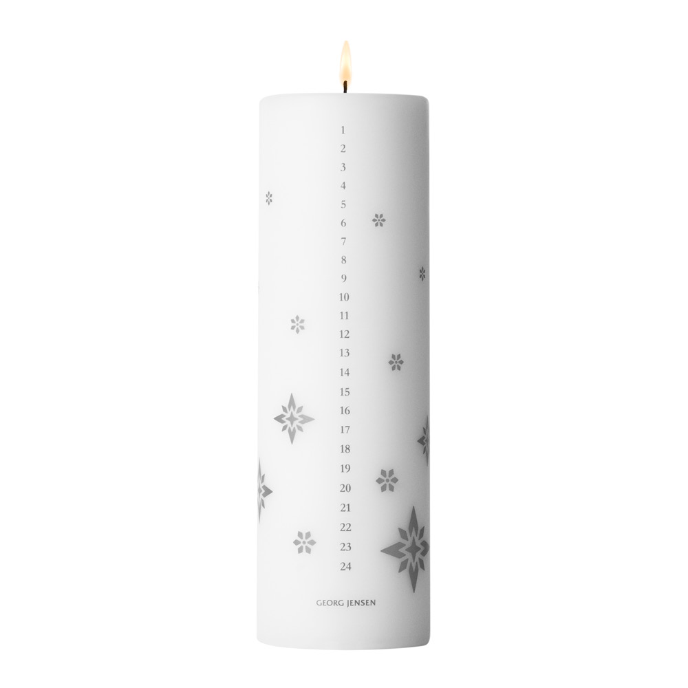 Produktfoto för Georg Jensen Christmas Collection 2024 adventsljus, silver