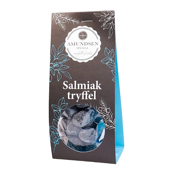 Godis salmiaktryffel 120 g lakrits svart