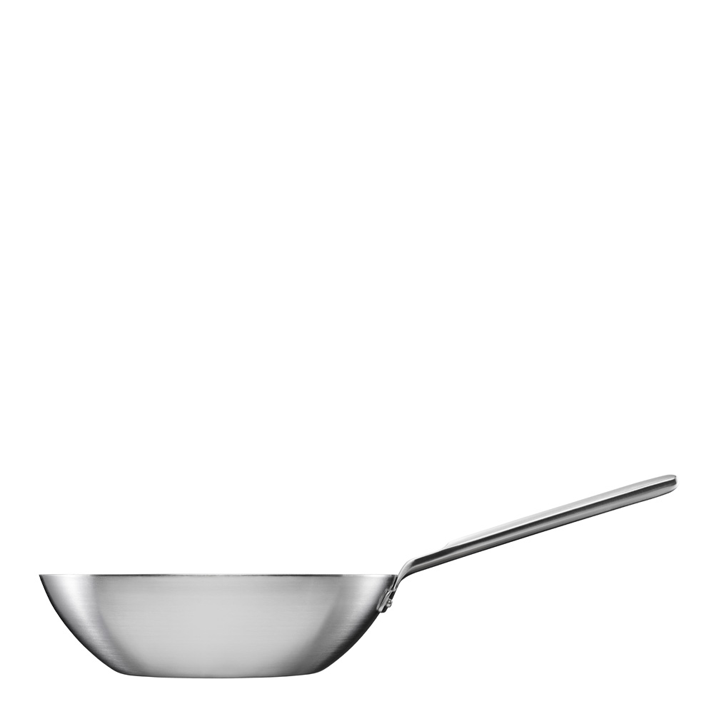 Fiskars - Norden Steel Wok 28 cm obelagt rostfritt stål