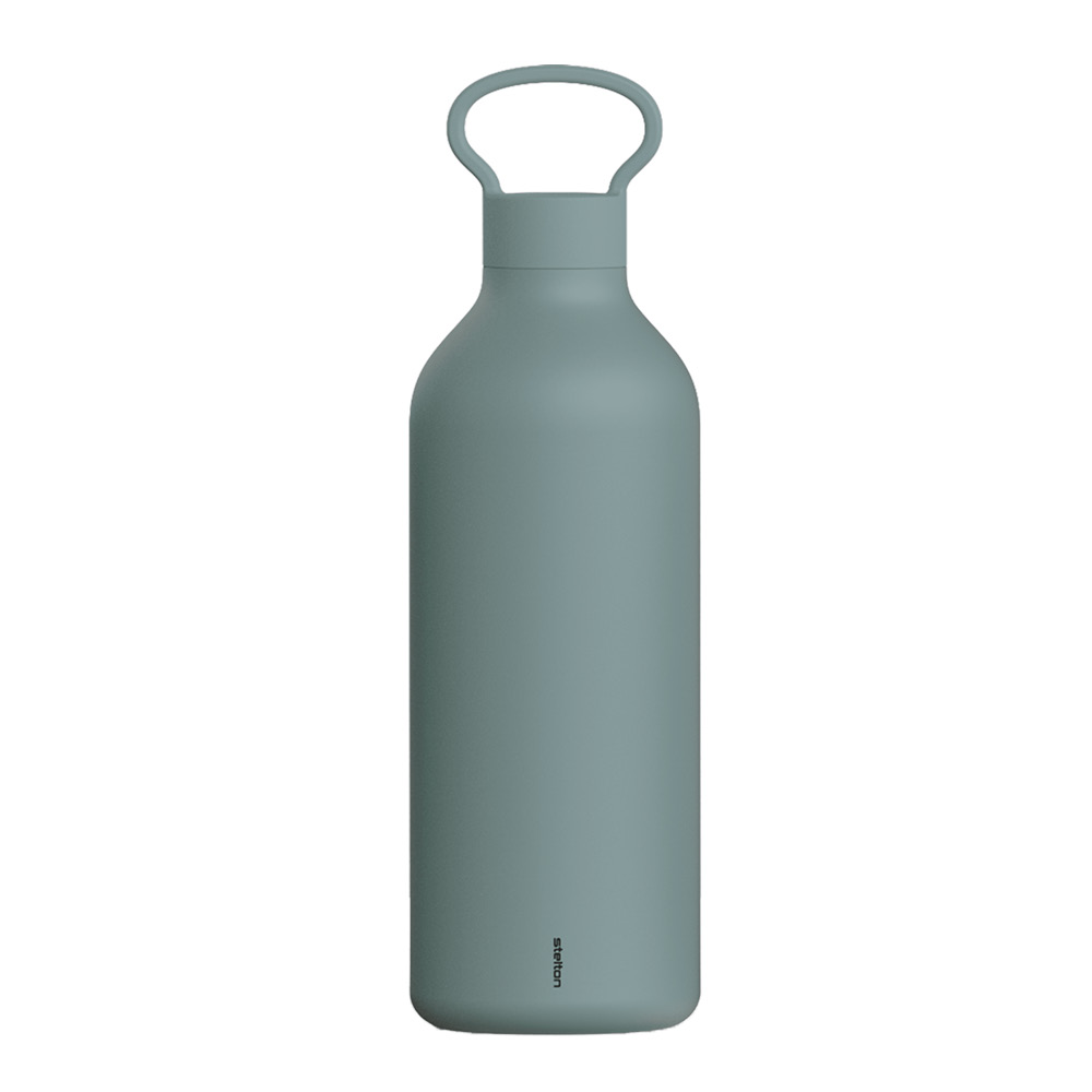 Läs mer om Stelton - Tabi termosflaska 1 L dusty green