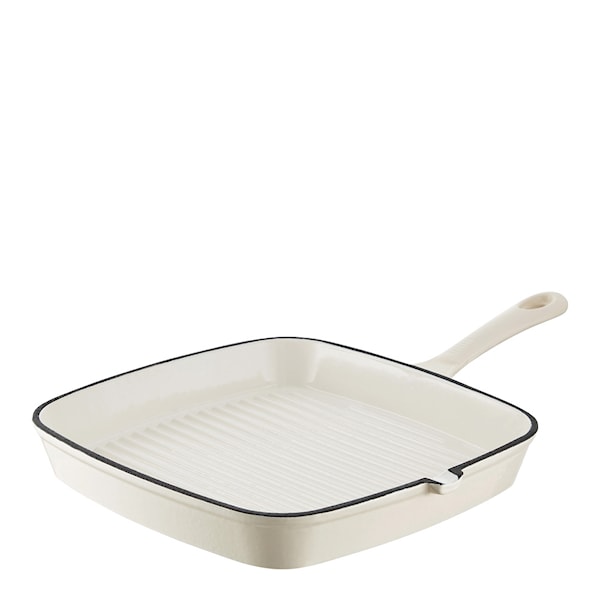 Grillpanna Gjutjärn 23 cm Creme