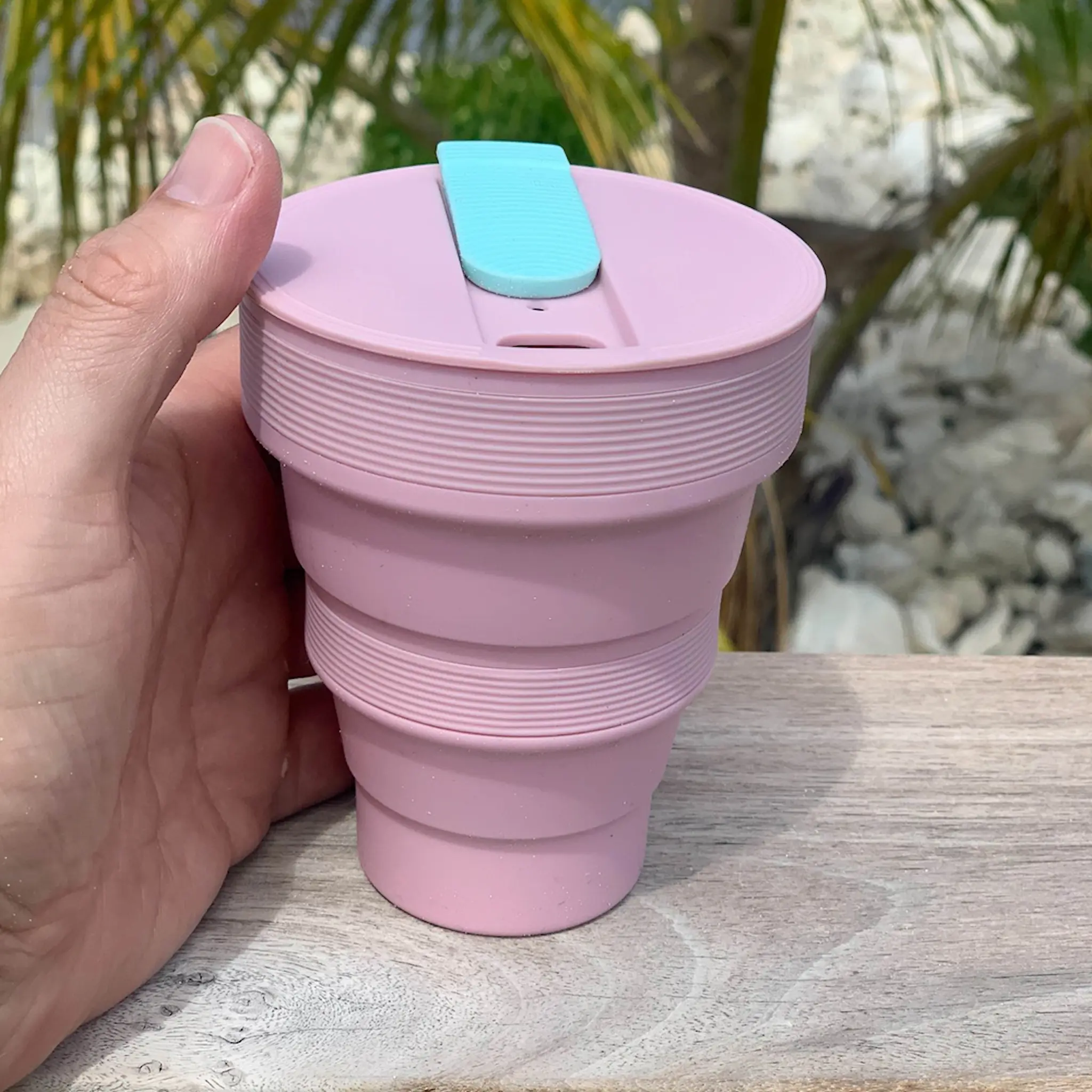 Lund London Collapsible Cup 35cl Pink