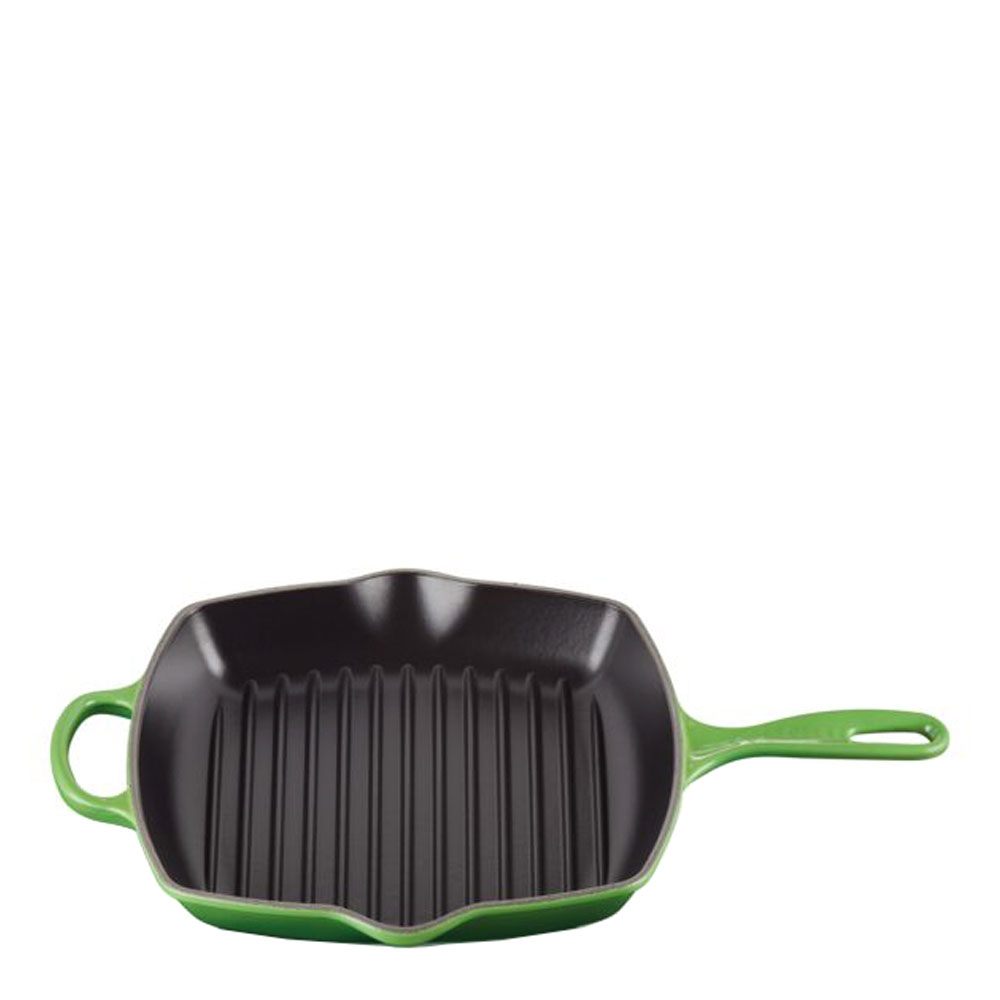 Le Creuset – Signature Grillpanna Kvadratisk 26 cm bamboo green