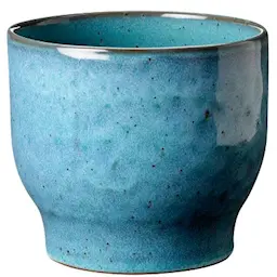 Knabstrup Keramik Knabstrup Viljelyruukku 12,5 cm Dusty Blue