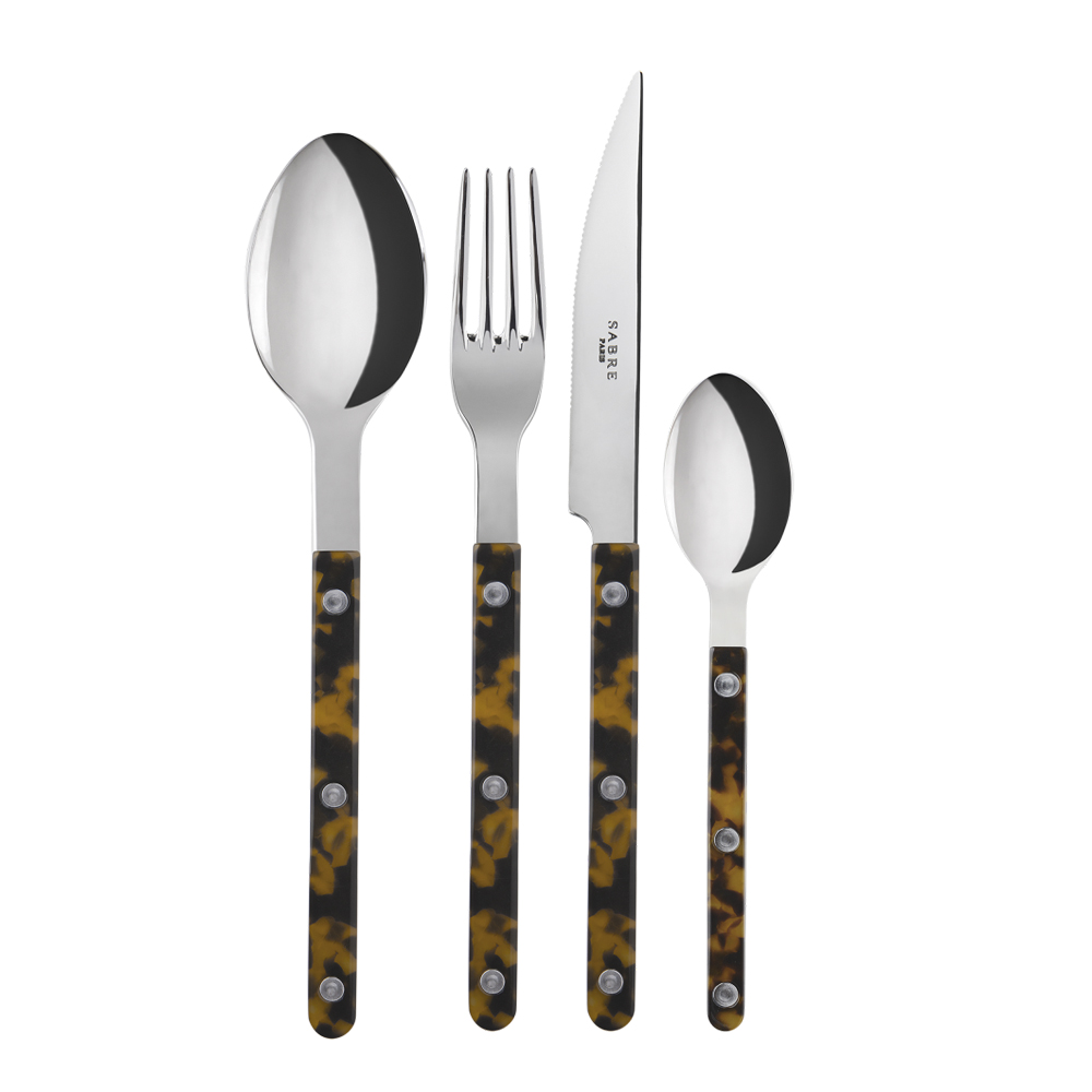 Sabre – Bistrot Bestickset 24 delar Tortoise