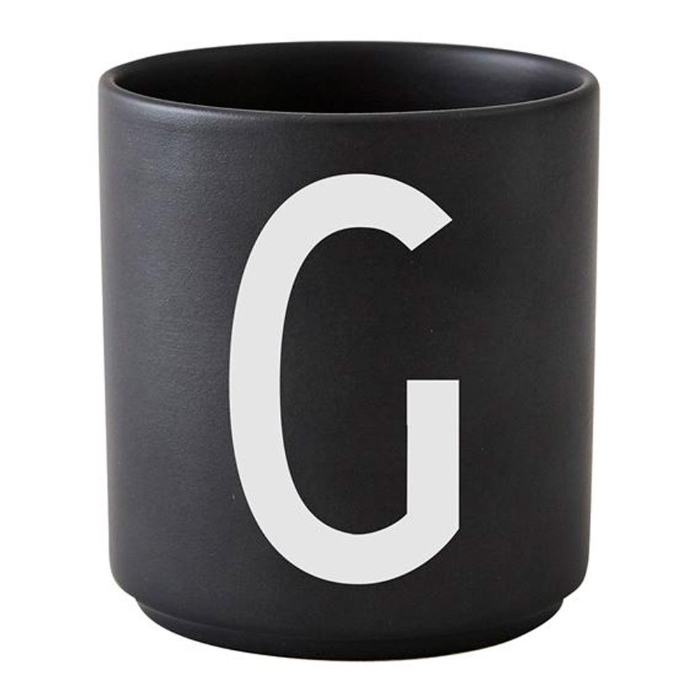 Design Letters – Mugg 25 cl G Svart