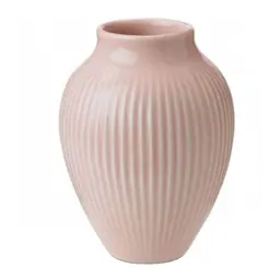 Knabstrup Keramik Knabstrup Maljakko uritettu 12,5 cm Vaaleanpunainen