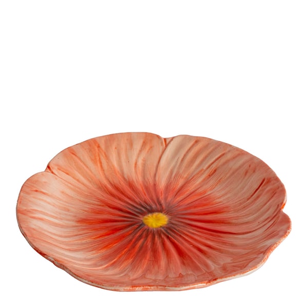 Poppy Assiett 21 cm Röd