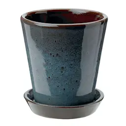 Knabstrup Keramik Odlingskruka Ø10,5xh12 cm Havsgrön