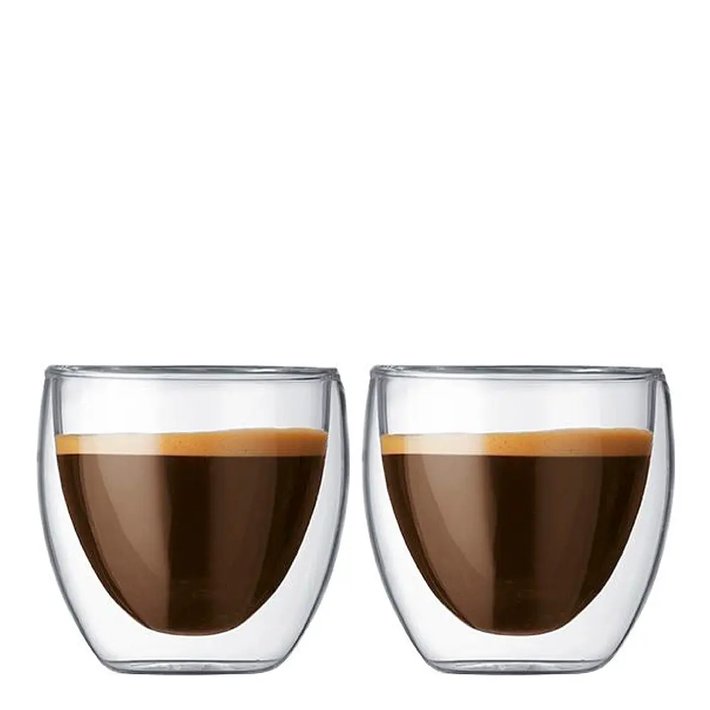 Pavina espresso glass 8 cl 2 stk