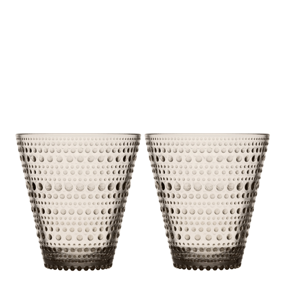 iittala – Kastehelmi Tumbler 30 cl 2-pack Linne