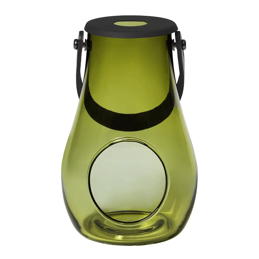 Design With Light hurricane lanterne 16,5 cm olivengrønn