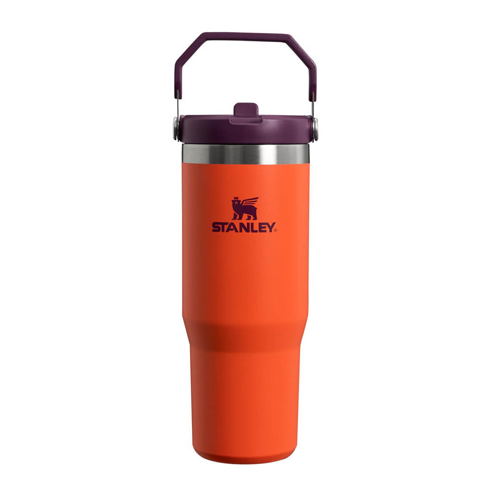 Läs mer om Stanley - Iceflow Flip Straw Tumbler Termosflaska 0,89 L Orange/Lila