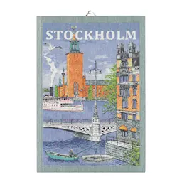Ekelund Stockholm kjøkkenhåndkle 35x50 cm flerfarget
