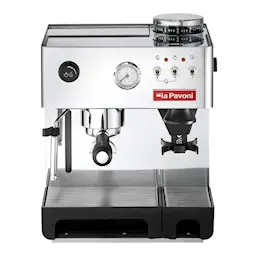 La Pavoni Kombinert manuell kaffemaskin med kvern 950W rustfri