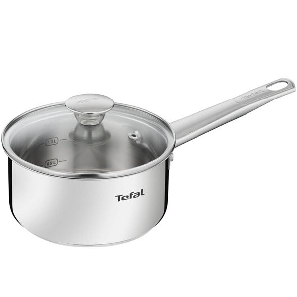 Läs mer om Tefal - Cook Eat Kastrull 16 cm M/Lock Rostfritt Stål