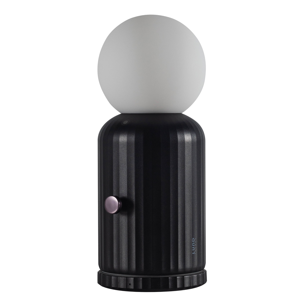 LUND LONDON - Skittle Lampa med Laddare Black