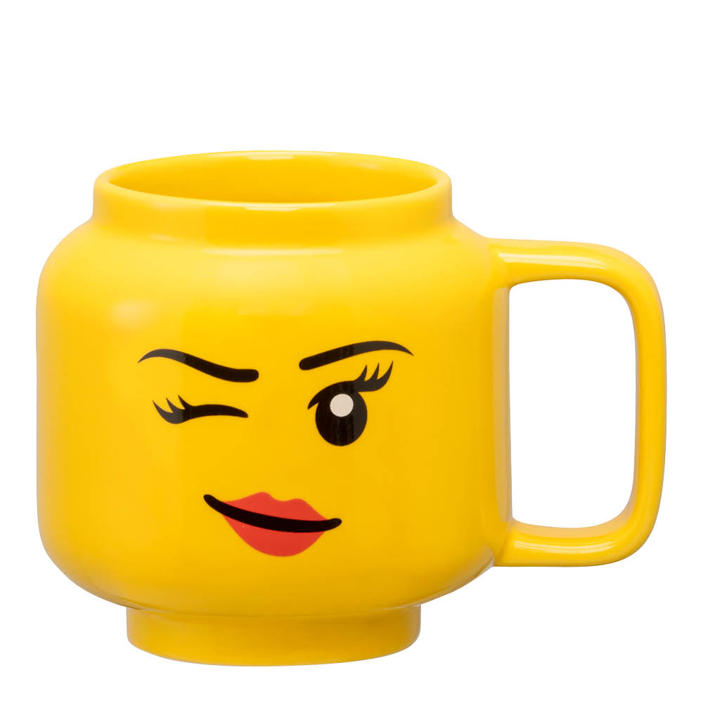 Lego – Mugg Blinkande lego figur 55 cl Gul