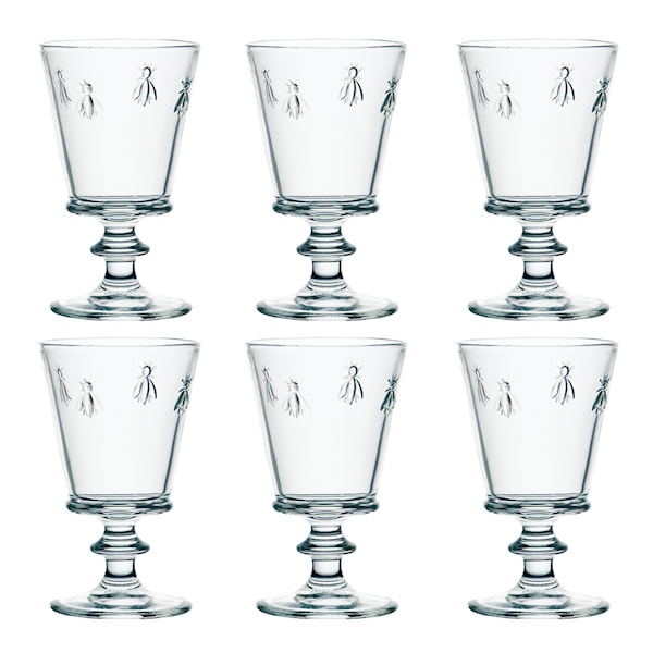 Abeille Glas med Fot 35 cl 6-pack