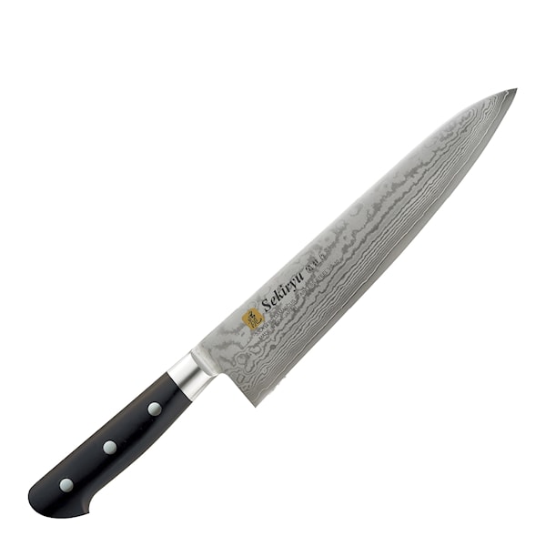 Damask kockkniv 21 cm svart