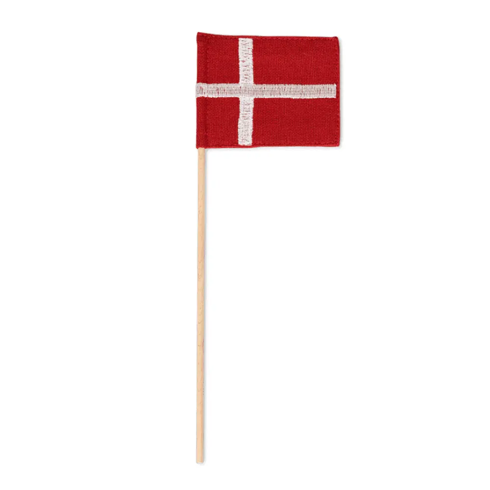 Tekstiililippu Mini lipunkantajalle Punainen/Valkoinen