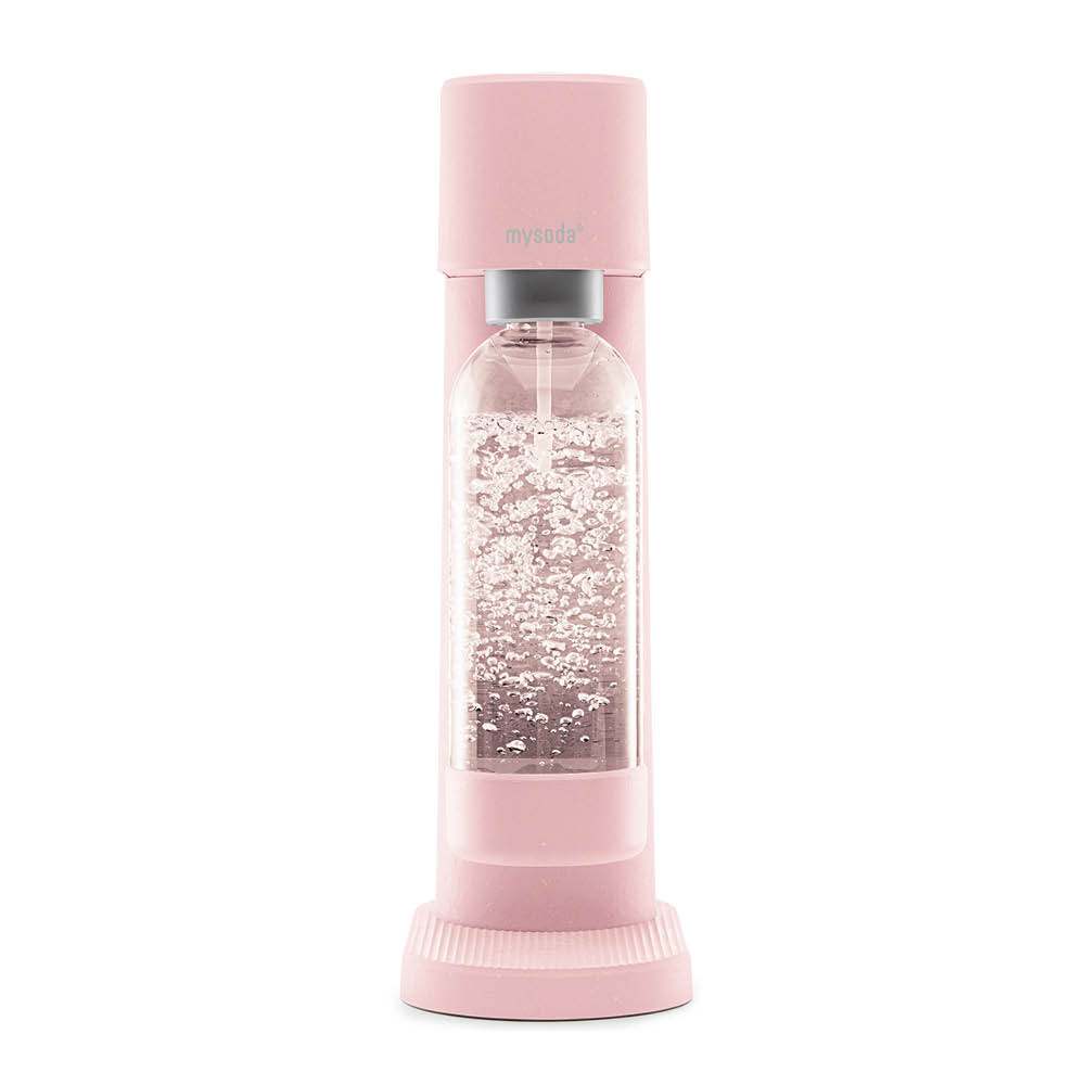 MySoda – Woody kolsyremaskin utan cylinder rosa