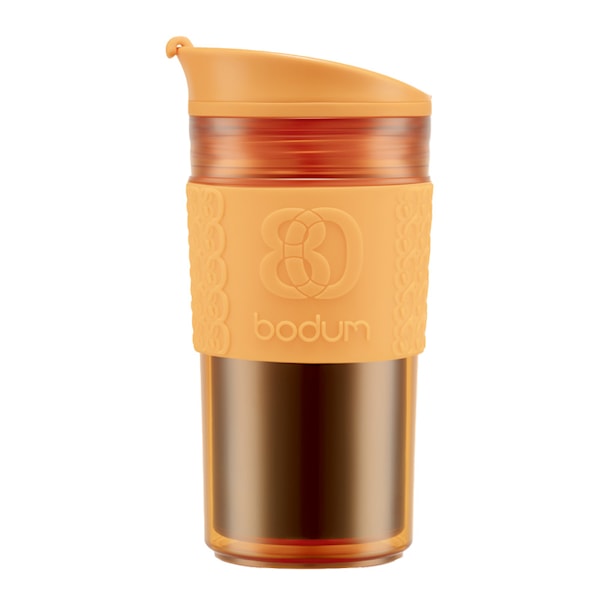 Travel Mug resebägare 35 cl dubbelvägg orange