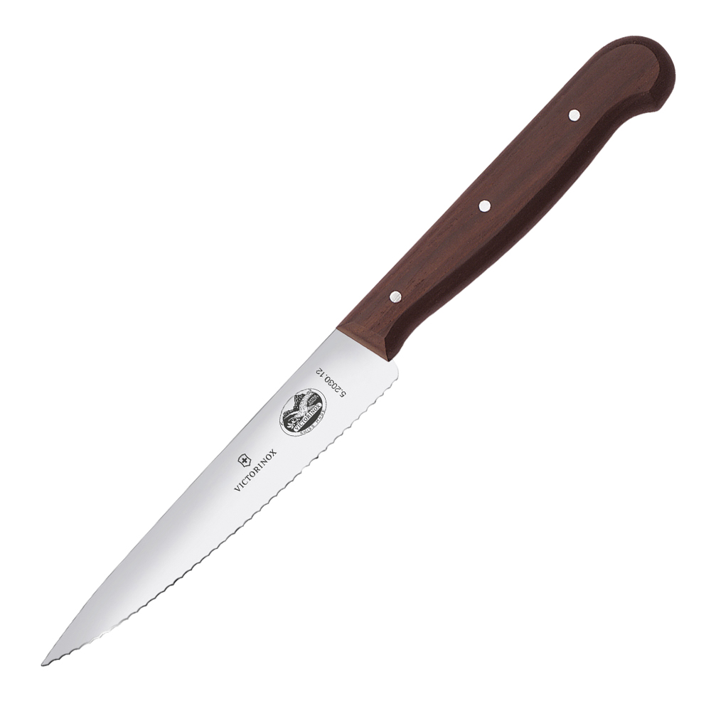 Victorinox - Kebony Grönsakskniv med tandad egg 12 cm