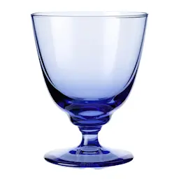 Holmegaard Flow Glas på fot 35 cl Mörkblå