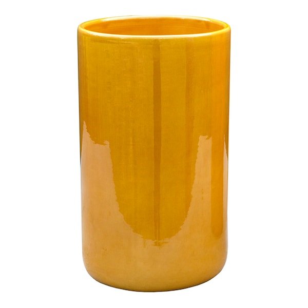 Oak Vas 35 cm Gul amber
