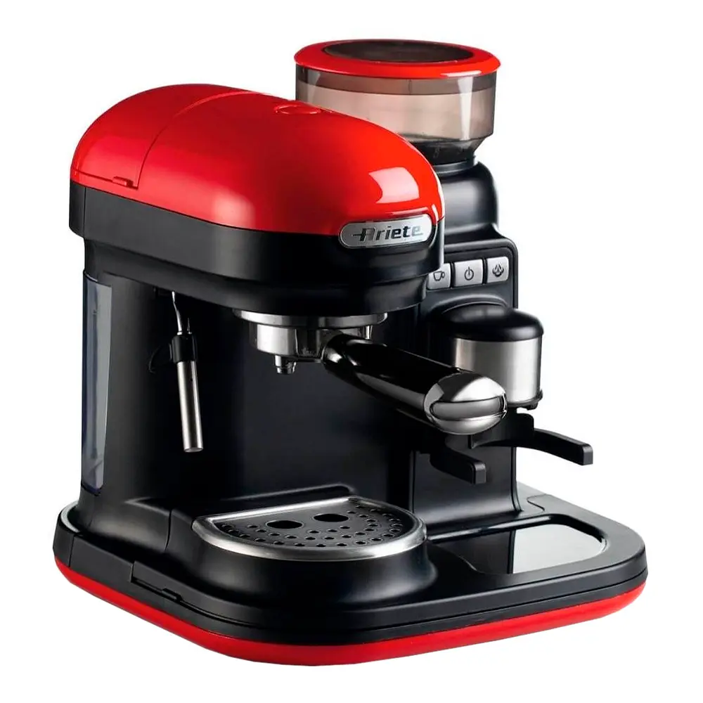 Moderna professional espressomaskin rød