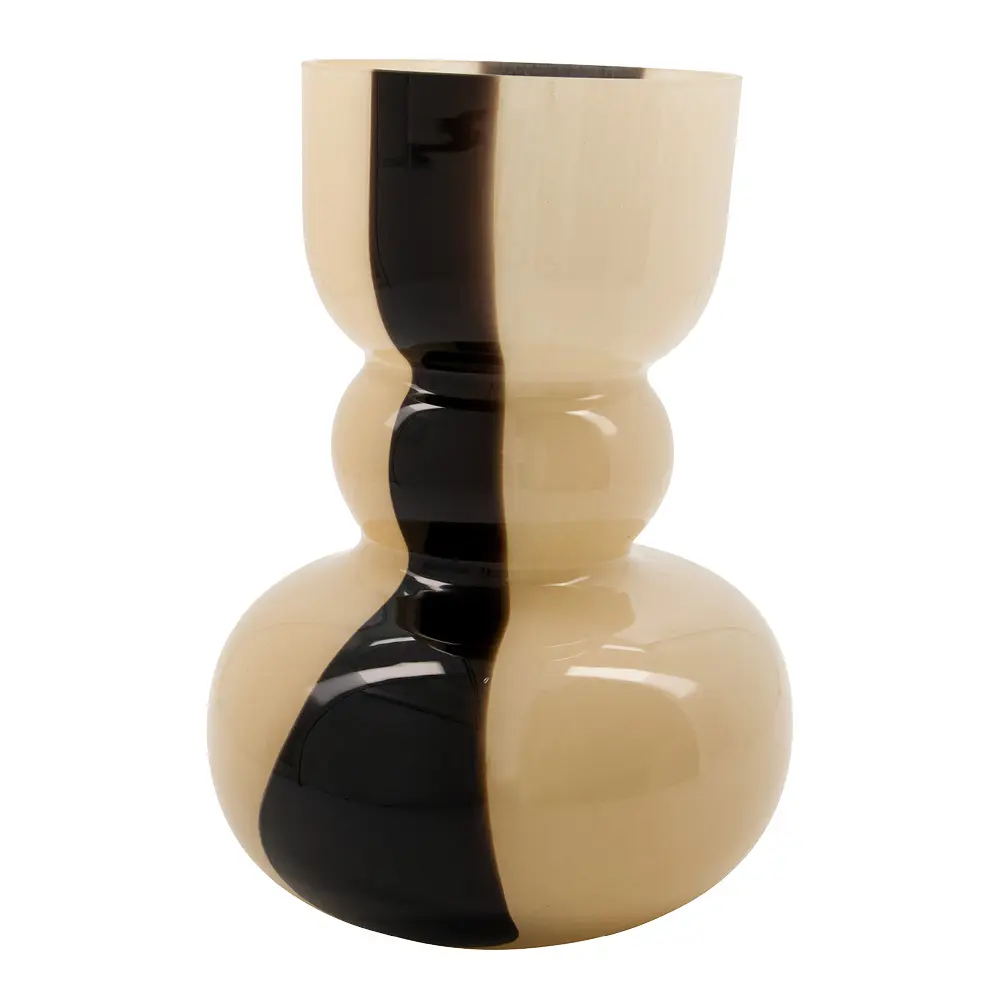 Pilu vase 27,5 cm svart/brun