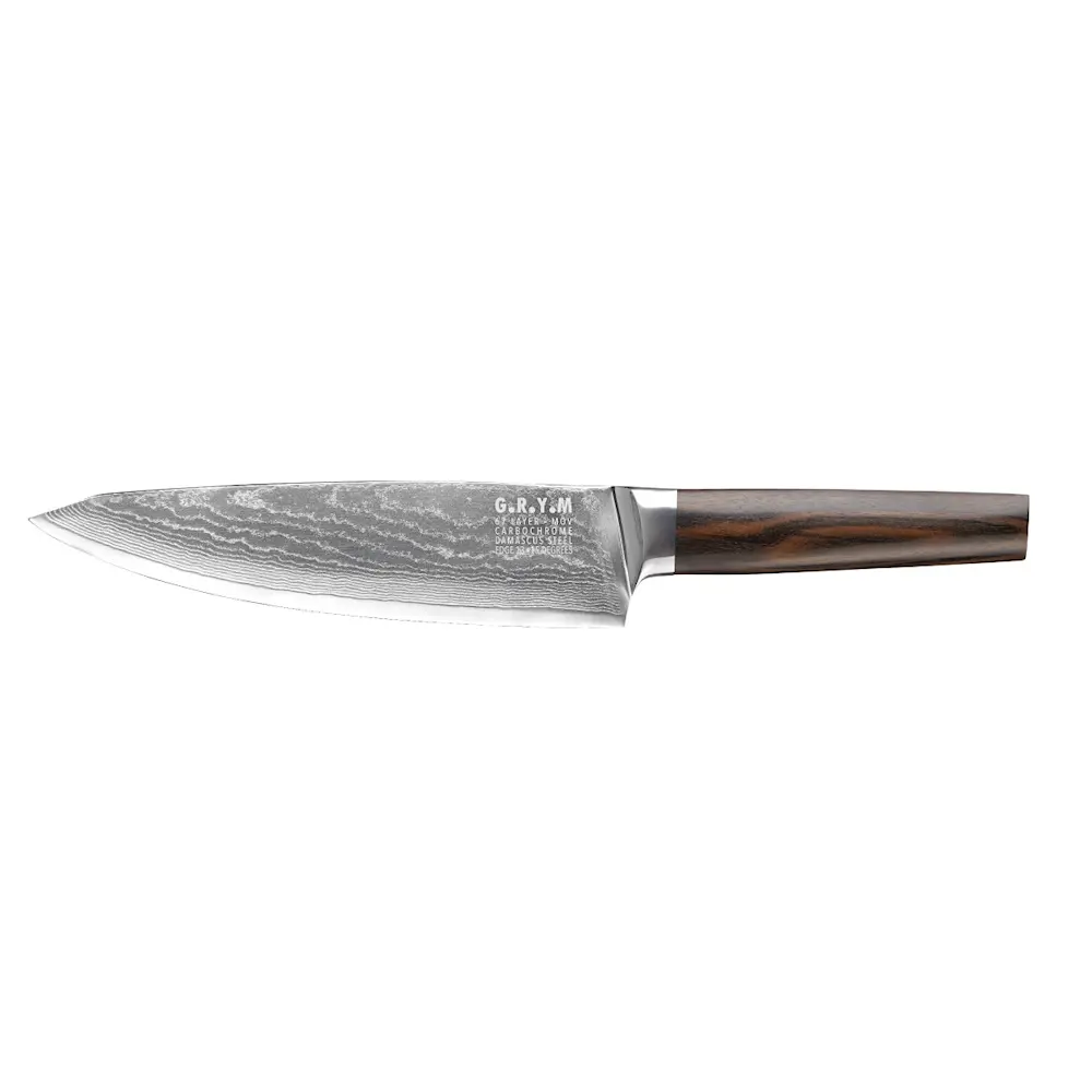 Damascus kokkekniv 20 cm