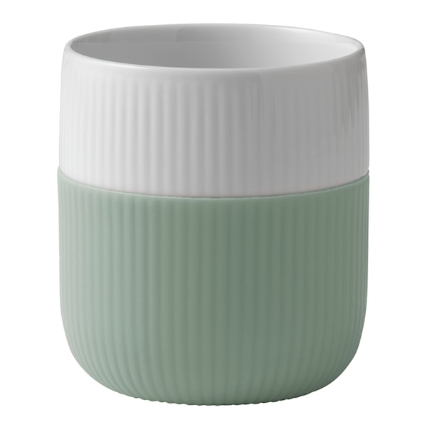 Fluted Contrast Mugg 33 cl Lichen