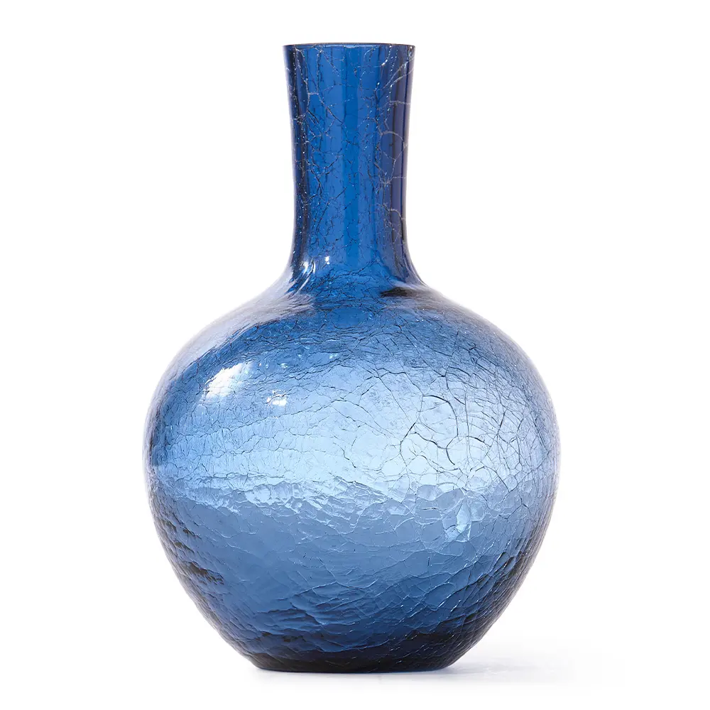 Ball Body vase 32 cm blå