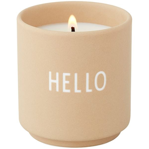 Doftljus 6 cm Hello Beige