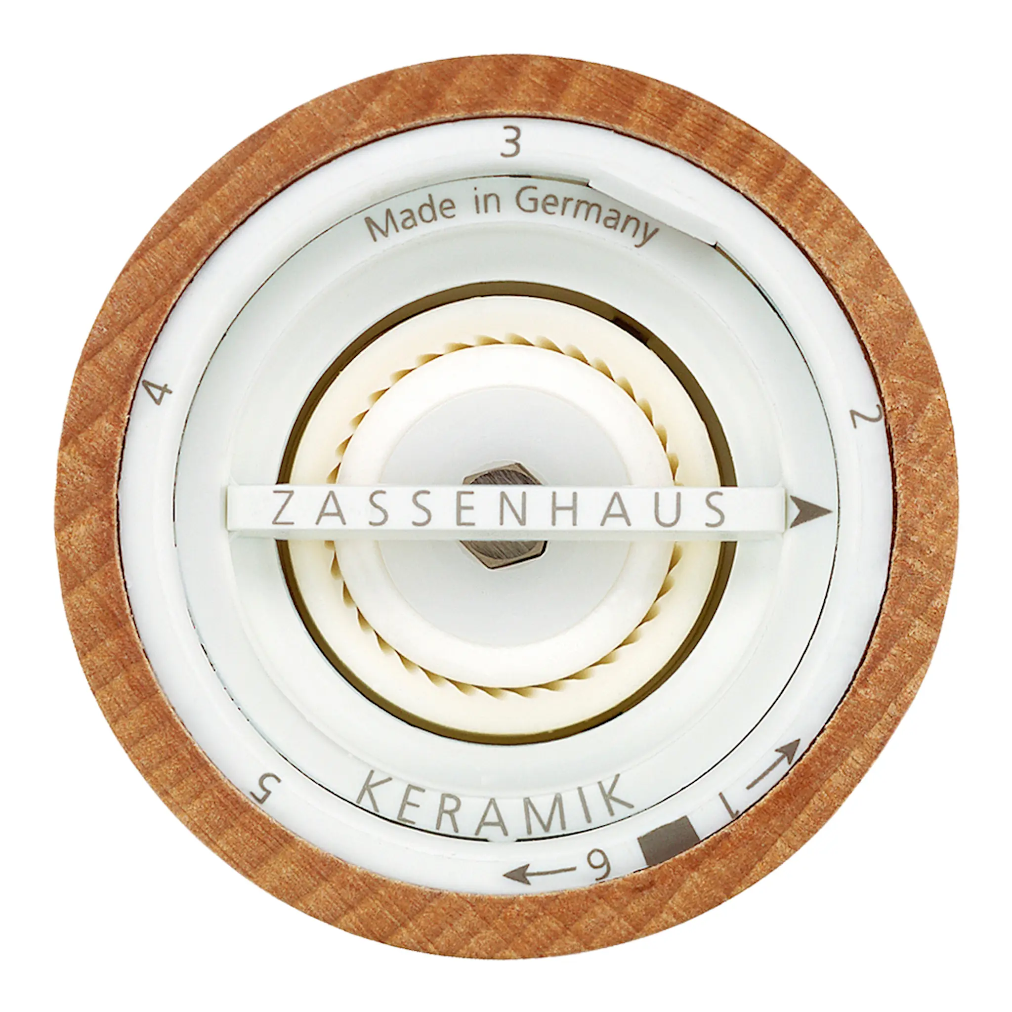 Zassenhaus Berlin Saltkvarn 12 cm Choklad