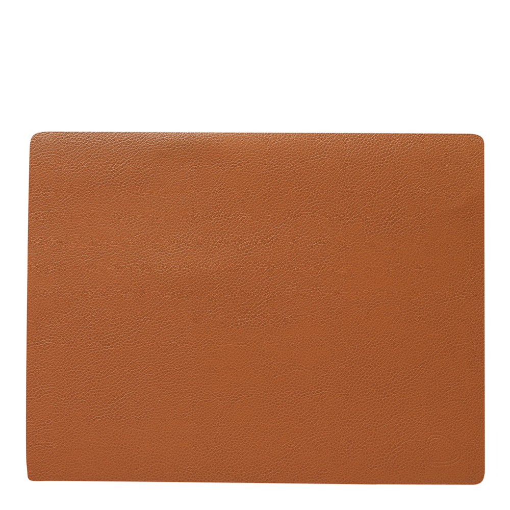 LIND DNA – Leather Serene Rectangle Bordstablett 26×34 cm Nature